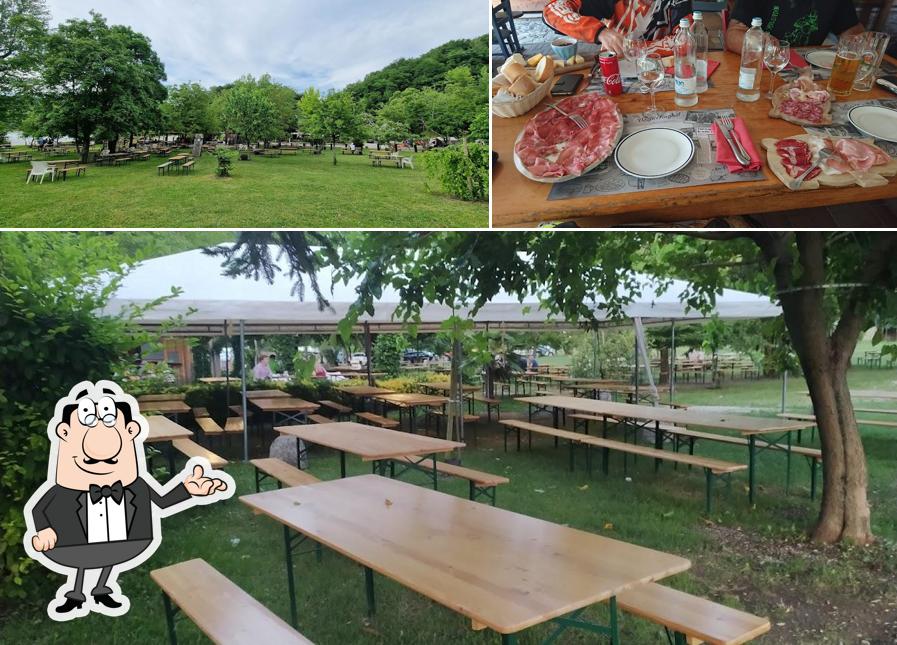 La foto di interni e cibo da Al Vecjo Traghèt - Trattoria - Kiosko Tabine - B&B