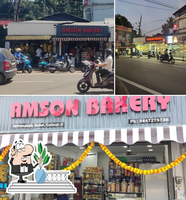 The exterior of Amson Bakery