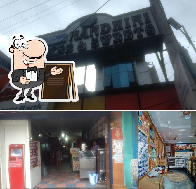 The photo of Nandhini Bakes & sweets’s exterior and interior