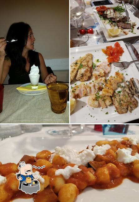 Platti al Ristorante Pizzeria Sassi Neri