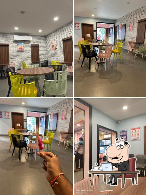 The interior of Scuzo Ice 'O' Magic