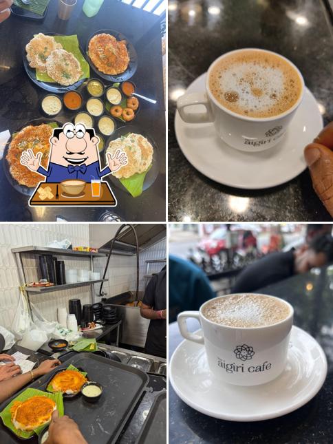 Food at The Aigiri Cafe