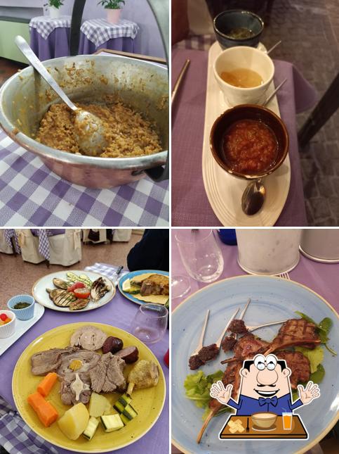 Cibo al Ristorante Vecchia Brenta