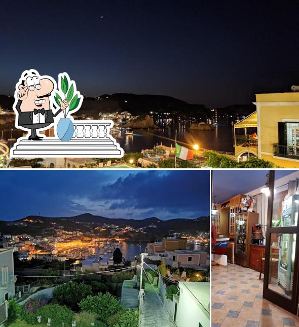 Ristorante Monte Guardia si caratterizza per la esterno e bancone da bar