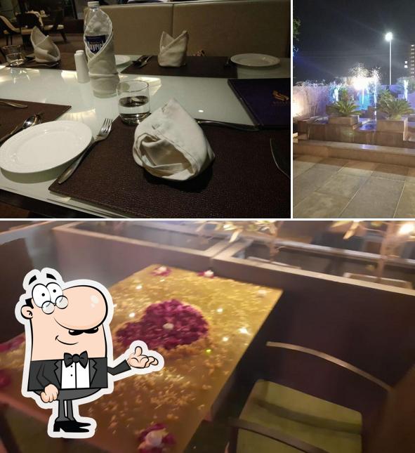 The restaurant's interior and exterior