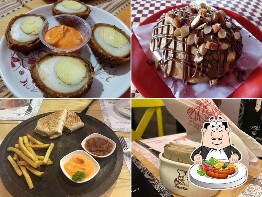 Meals at Pappa Roti