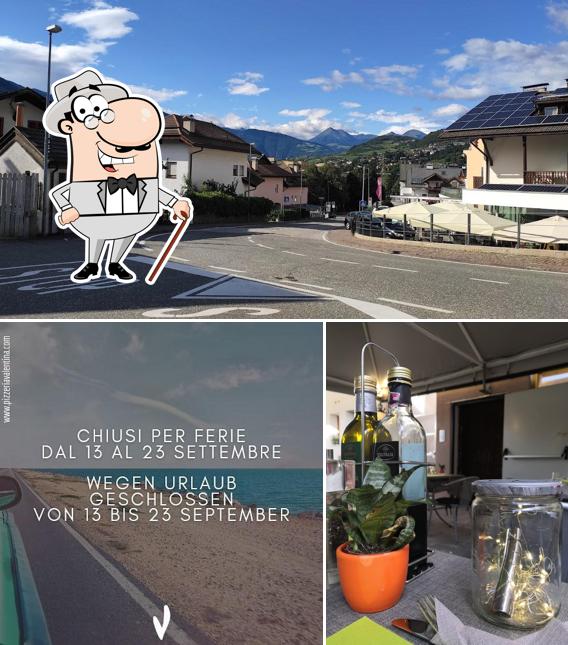La esterno e bevanda del ristorante