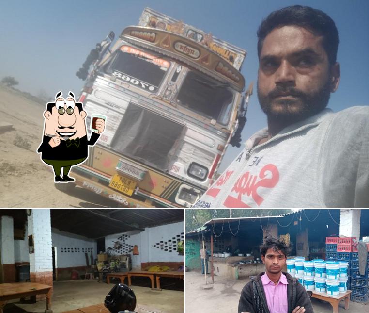 Enjoy a beverage at Baba Dhaba