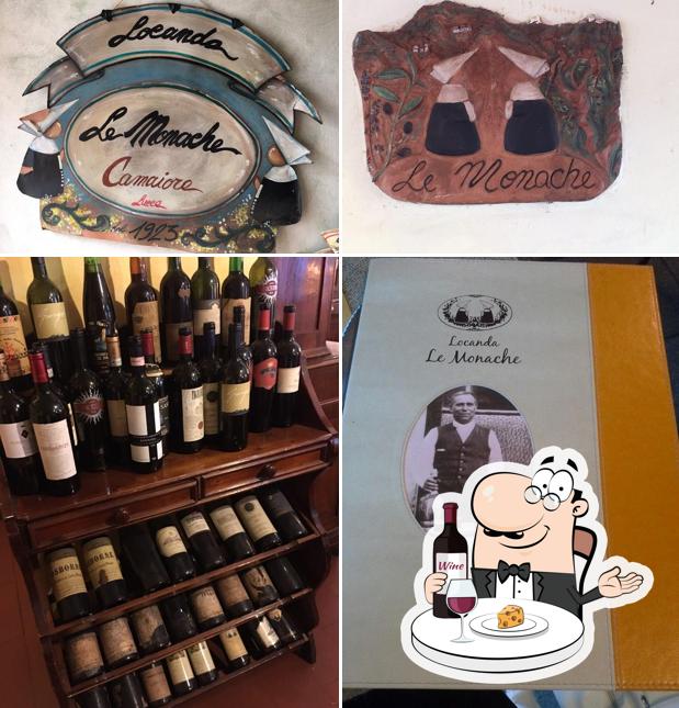 È gradevole prendersi un bicchiere di vino a Le Monache
