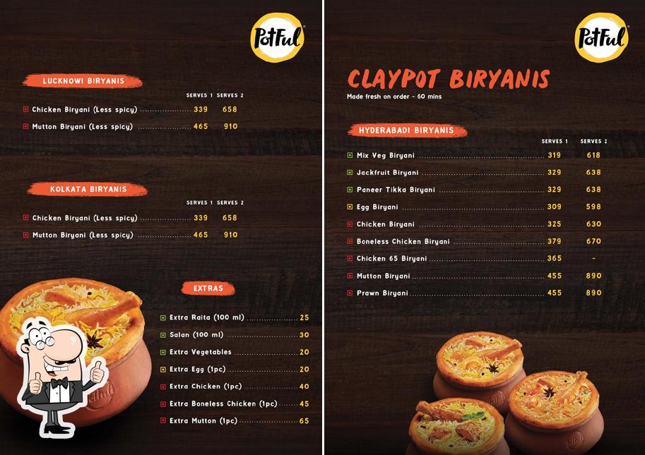 Look at this pic of Potful Biryani, Navalur
