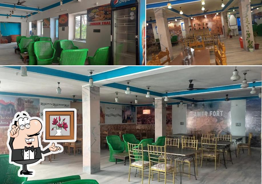 The interior of Swagatam restaurant