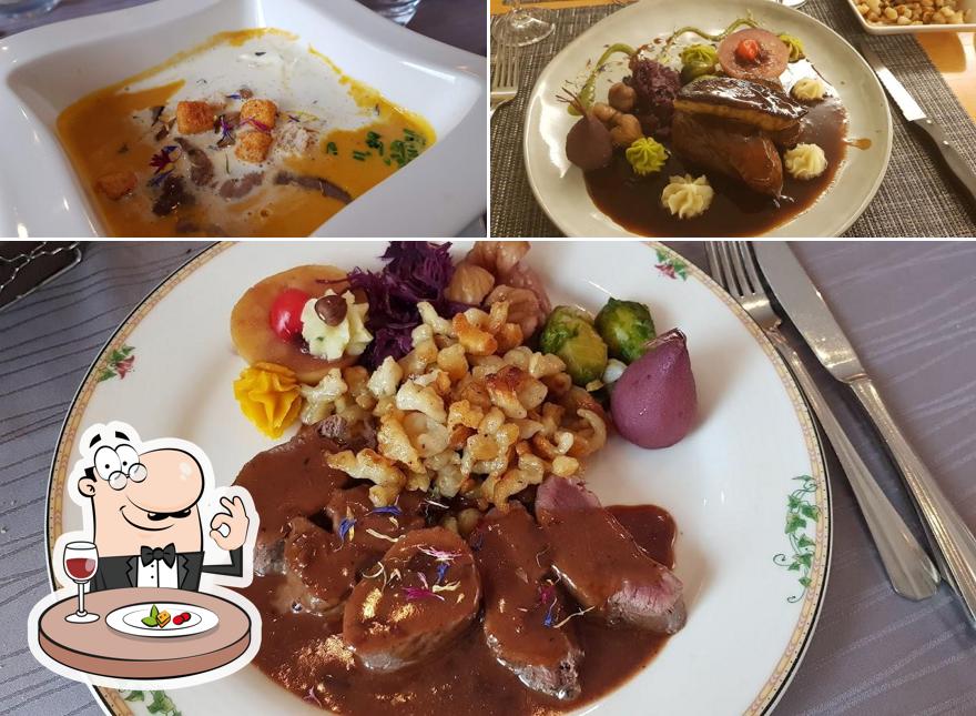 Cibo al Auberge Communale