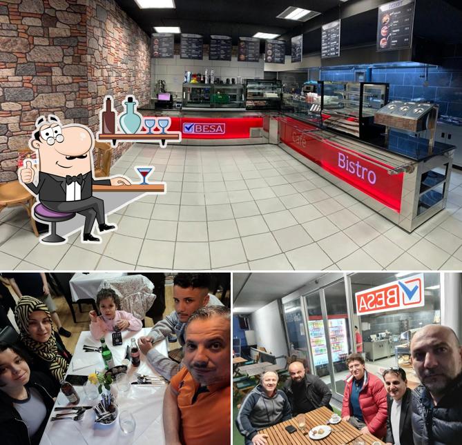 Gli interni di Bistro Besa Restaurant