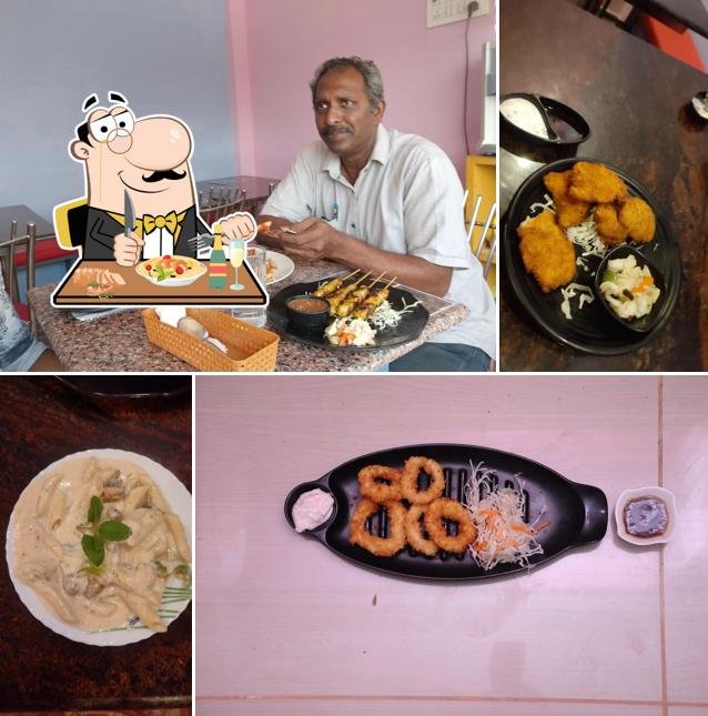 Food at AA cafe Karaikal