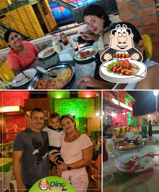 Comida em Dino Pizzaria
