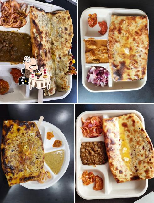 Food at Halla Bol (Amritsari Patty Kulcha)