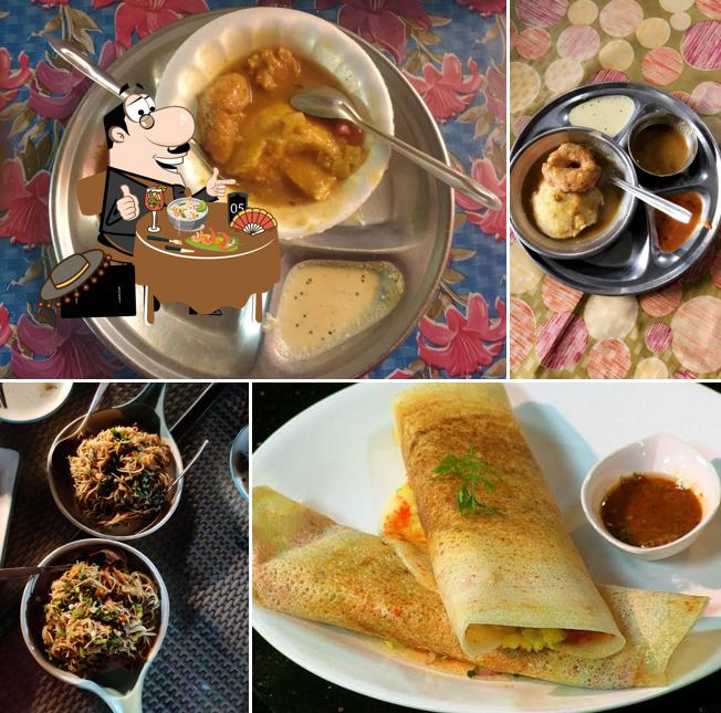 Meals at South Indian Masala Dosa