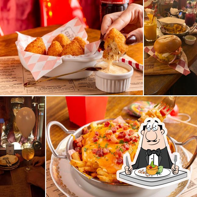 Comida em The Circus Bar e Kitchen