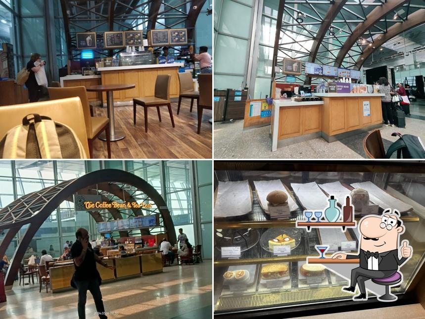 Take a seat at one of the tables at The Coffee Bean & Tea Leaf