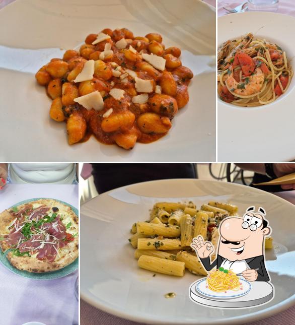 Spaghetti alla carbonara al A Chiaiuledd Ristorante Pizzeria