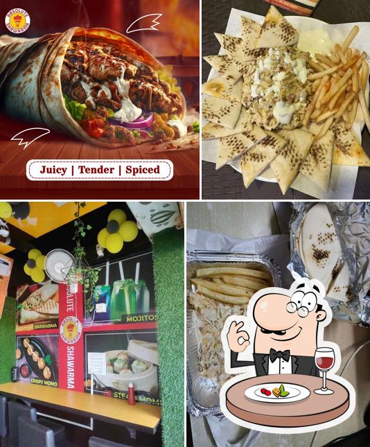 Food at Absolute Shawarma