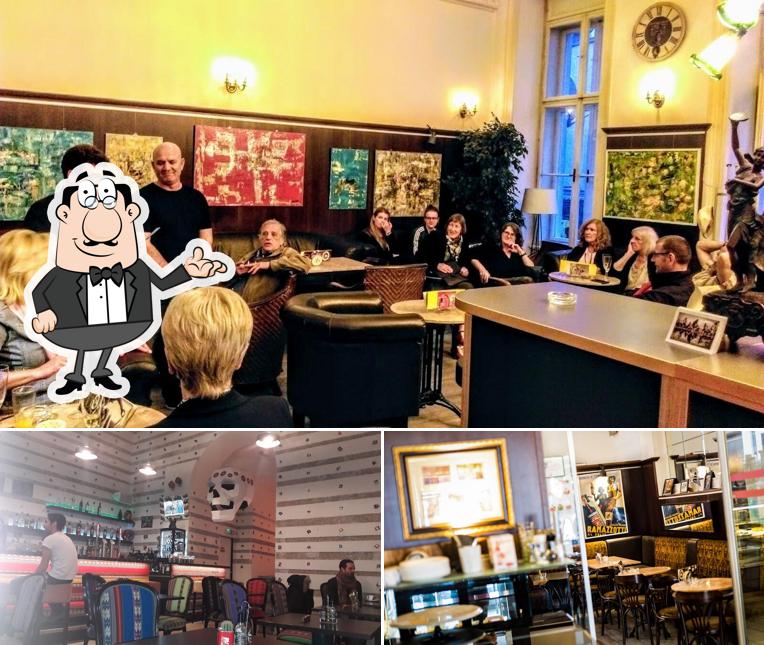 Installez-vous à l'une des tables de Das Kaiserfeld