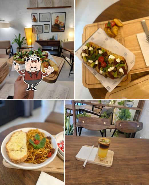 Food at Coffee and Bagels Cafe and Coffee Shop in Mohali