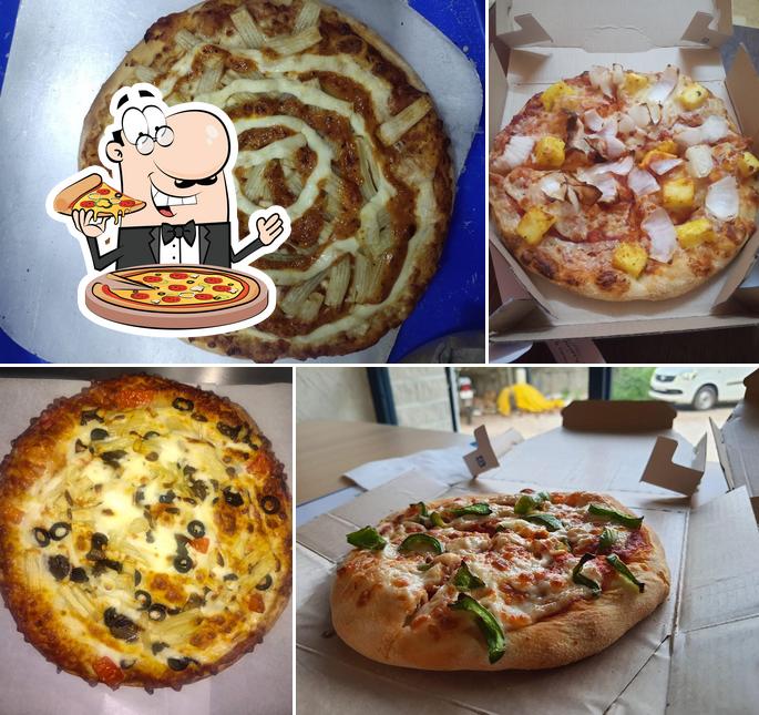 Order various types of pizza