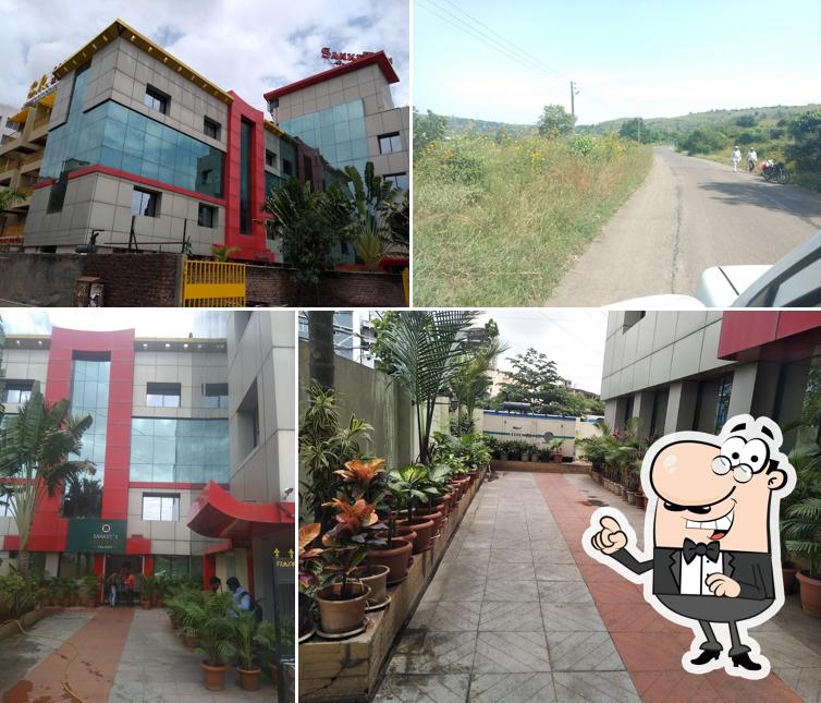 Enjoy the view at the outside area of FabHotel Prime Sanket Inn