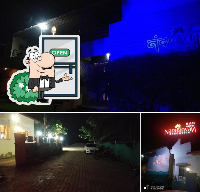 The exterior of Hotel Nandanvan