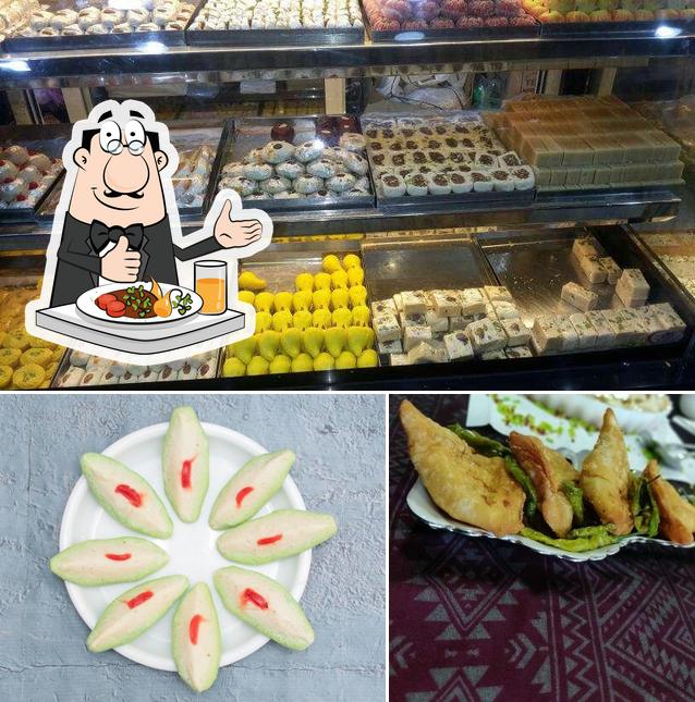 Food at Madhur Sweets