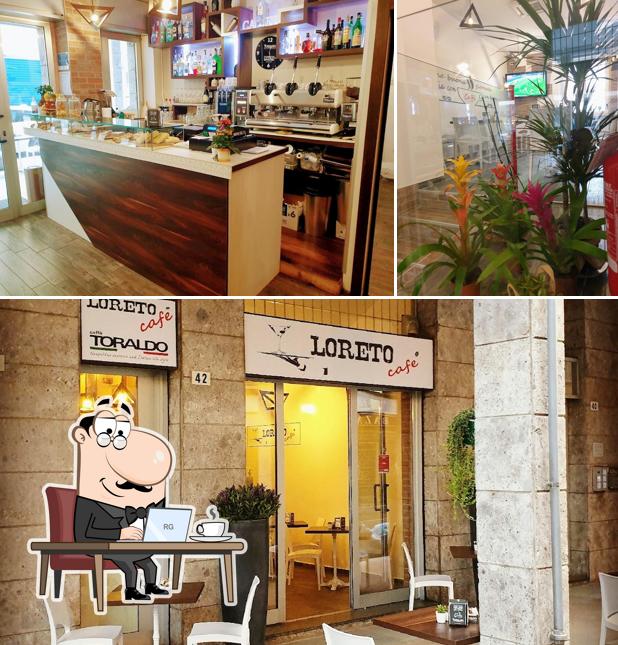Gli interni di Loreto Cafè