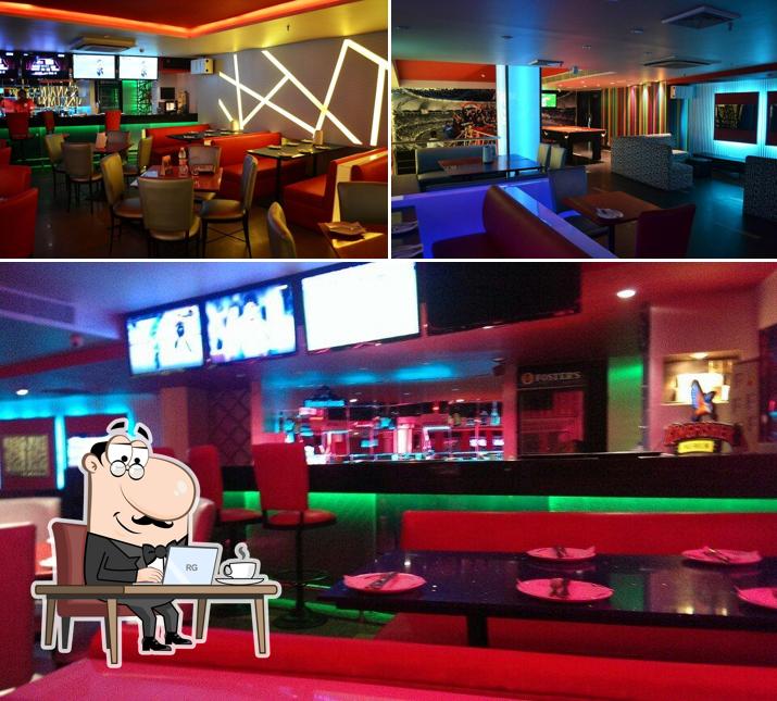 Check out how Qzine Sports Bar looks inside