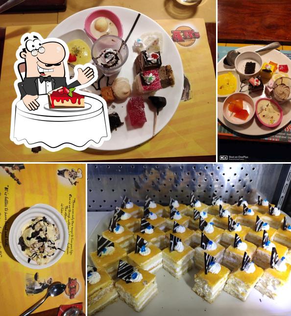 AB's - Absolute Barbecues Kalyan Nagar, Bangalore provides a selection of sweet dishes