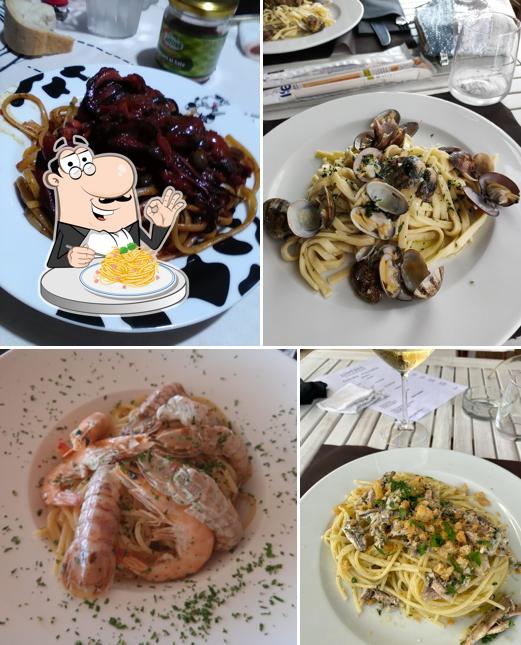Spaghetti alla carbonara al Armonia Stabilimento Balneare