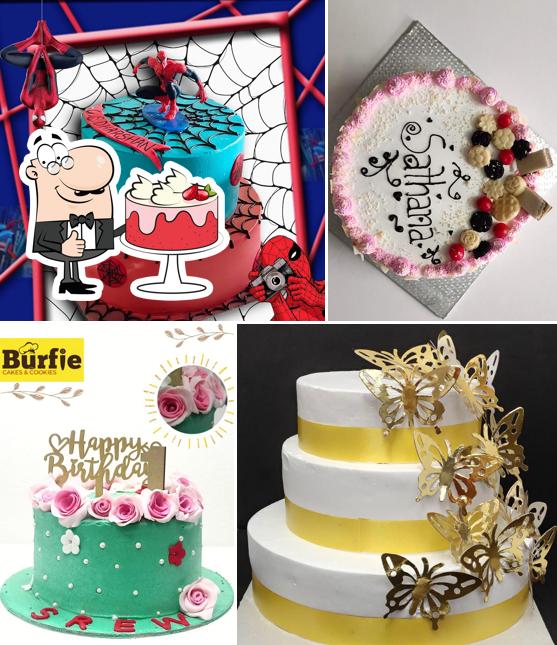 Burfie cakes and cookies