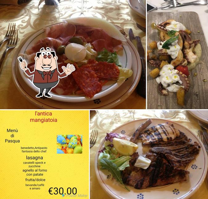 Sashimi e bistecca al La Nuova Mangiatoia