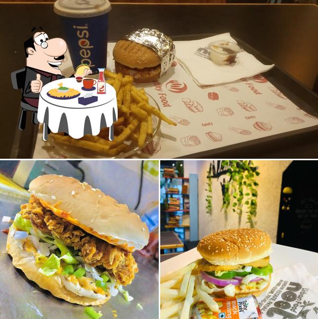 Order a burger at Urban Food Nest