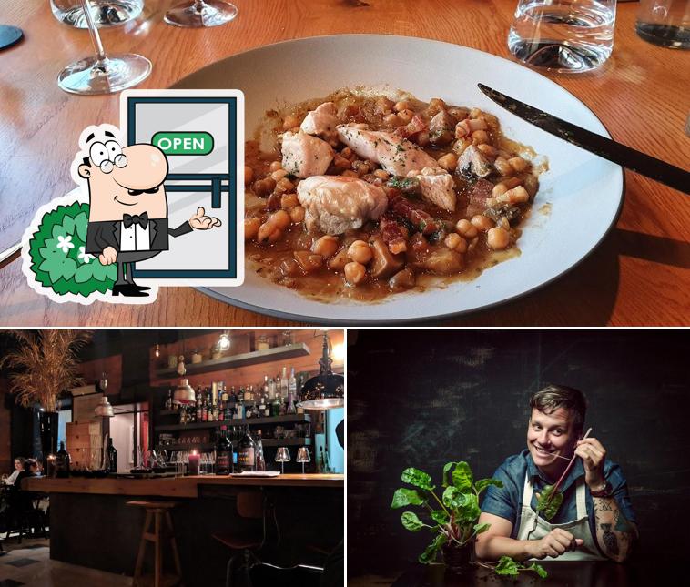 Tra le diverse cose da Atelje si possono trovare la esterno e cibo