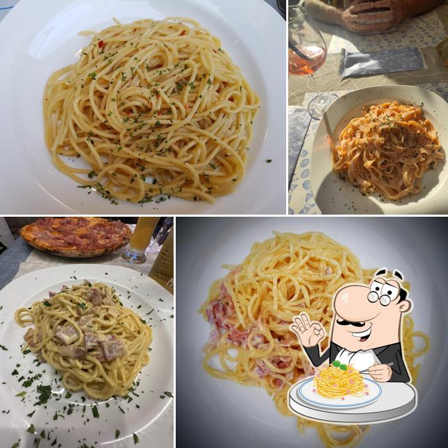Spaghetti alla carbonara al Bar Ristorante Pizzeria La Bussola