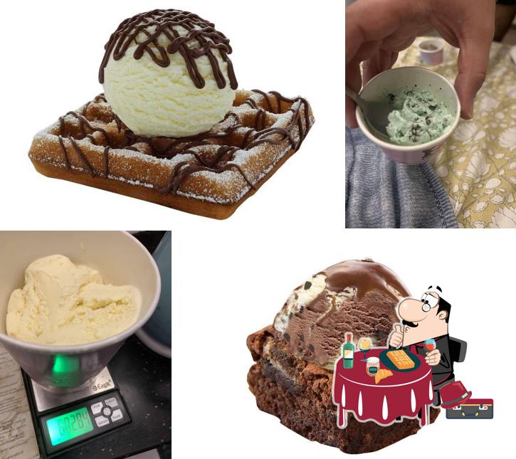 Waffles at Baskin Robbins - Ice Cream Desserts