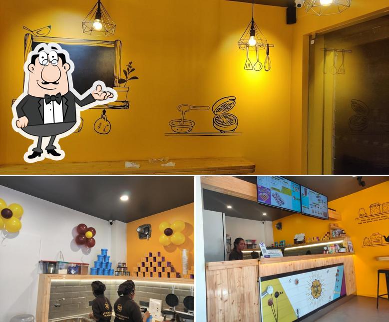 The interior of The Belgian Waffle Co