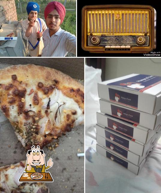 At HANGRIES SHAHBAAD MARKANDA, you can enjoy pizza