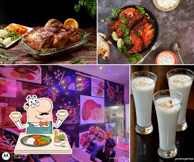 Among various things one can find food and drink at Hungry Birds