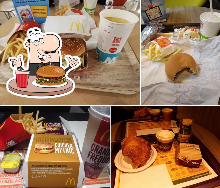 Prova un hamburger a McDonald's Bergamo Piazza Marconi
