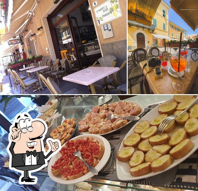 Questa è la immagine che mostra la interni e dolce di Bar Enoteca Porrini