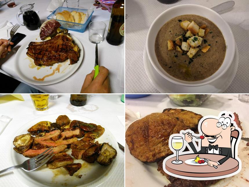 Cibo al Sagra Della Bistecca E Fungo Porcino