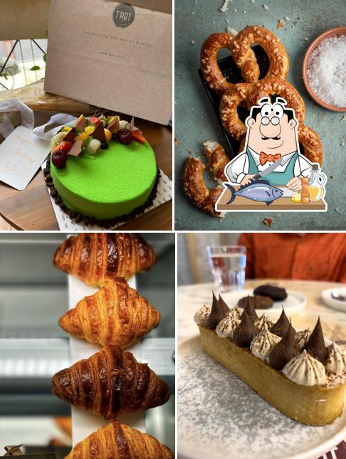 Grilled salmon at T'ART Cafe