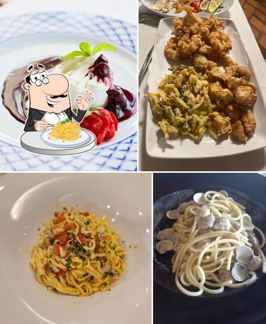 Spaghetti alla carbonara al Taverna del Pescatore