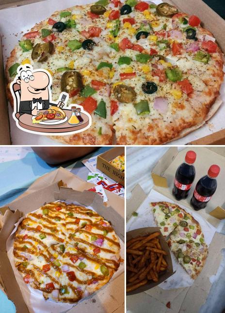 Order pizza at The Night Owl Cloud Cuisine